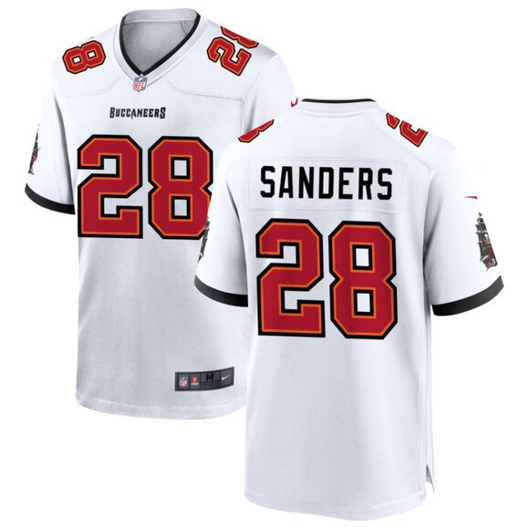 Mens Youths Kids Womens Shilo Sanders Stitched White Jersey